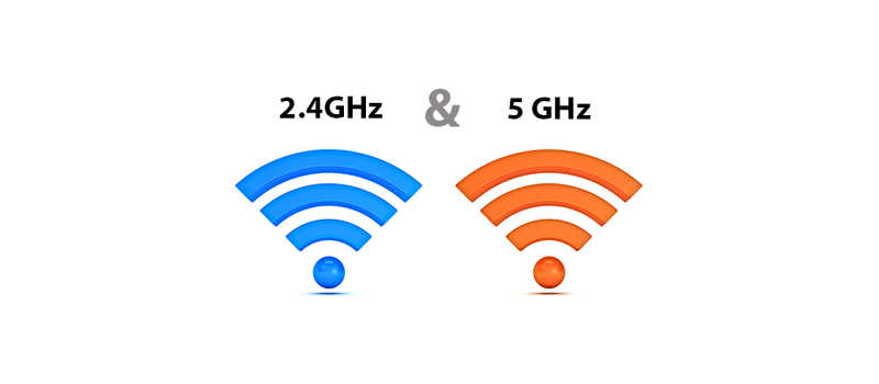 Diferenzas entre as redes wifi de 2.4GHz e 5GHz
